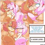 Sally and Amy in The Forbidden Fruit