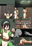 Toph and the Ring Girls