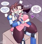 Tron Bonne and Mega-Dweeb