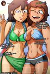 Anne and Marcy on vacations.