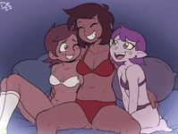 Lucia's Sleepover with Luz and Amity