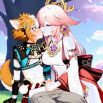 [AI4fun] Yae Miko x Gorou (Genshin Impact) [English] [AI Generated]