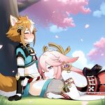 [AI4fun] Yae Miko x Gorou (Genshin Impact) [English] [AI Generated]