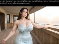 AI Generated, Stranded on Beach with arrogant girl, ENGLISH