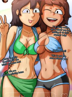 Anne and Marcy on vacations