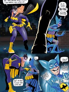 Bat Girl vs Bat Mite.