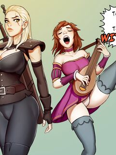 The Witcher and the horny bard
