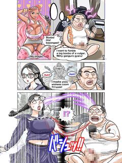 [jpeg] Jimi na Kyonyuu Jogakusei to Kyonyuu-suki Oji-san no Karada Irekawari [English]