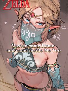 [Amadeus V] Master Came Home and Came Inside Me Too! (Urbosa x Link) [The Legend Of Zelda] [English] [Full Comic] [AI Generated]