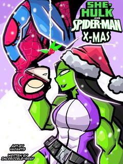 She-Hulk and Spidey X-Mas