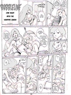 Bubbleline: One night with vampire Queen