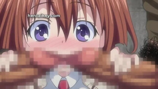 HENTAIKEY - Teen gets gang-banged