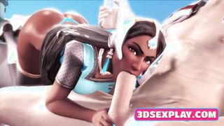 Babes with Little Pussies Gets Wild Fuck and Creampied