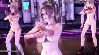 [MMD] PinkCat - Doa Super-fucking-hot Nude Dance Katsumi Marie Rose Nyotengu Honoka Ayane 4K 60FPS Uncensored Manga porn