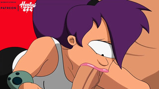 Leela Gargling Pink cigar Futurama Porno
