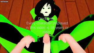 Shego from Kim Possible Gives You An Unbelievable Feetjob