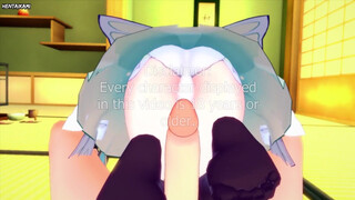 Firefly from Honaki Star Ride Gives An Awesome Feetjob!