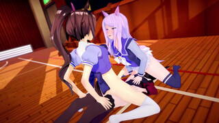 Futas Gold Ship McQueen Teio Rice Douche Umamusume Futa Hook-up