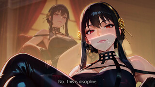 [SPYxFAMILY] Yor’s Cold Jerk Off Instructions Discipline (female domination, jerk off instructions, leather, denial)