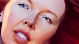 Anime porn COUGAR Ginger-haired Jerk Off Instructions: Huge Breasts Taunt & Glossy Nylon Sole Idolize Countdown