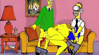 Whorey Wifey Cheating Compilation - Marge Simpson Manga porn Parody Dt BIG BLACK COCK