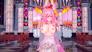 Genshin Honkai Star Ride Anime porn Dance