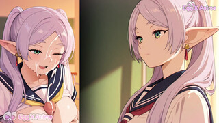 Friere uniform enormous bra-stuffers manga porn from Sousou no Frieren anime porn by eggxanime