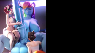 RAINBOW DASH HERMAPHRODITISM GETTING SERVICE FROM OVERWATCH DAMSELS TOON