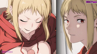 Chainsaw Guy hentaii anime - meaty jugs Akane Sawatari deep-throat job toon