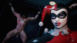 Locked in Chains: Harley Quinn Takes Full Control Over Batman (3D Realistic Sex Game)