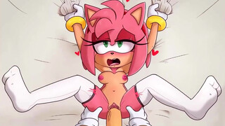 Amy Rose is a slutty cartoon chick who likes hardcore sex more than anything else