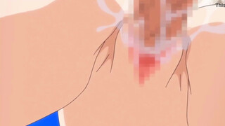 Cartoon brunette with big milk jugs despertely needs a good fuck and an intense orgasm