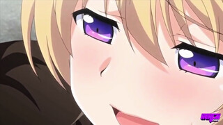 Attractive hentai teen with big boobs is having her pussy well stuffed with hard cock