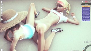 HONEY SELECT 2 - MIWA_IGARASHIOOOOOOO and LITTLEONE ... lesbian games and blowjob