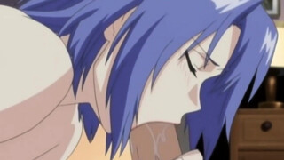 Cartoon girl is moaning while getting fucked and enjoying while giving a blowjob to her lover