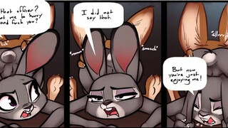 Finnick and Judy from Zootopia are fucking all night long and enjoying it a lot