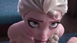 Elsa from Frozen Gets Plumbed Rigid – Animated THREE DIMENSIONAL Manga porn