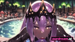 GREATEST Anime Slime Gal Compilation - Manga porn Wish (Part two)