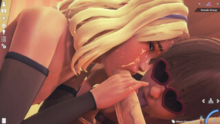 HONEY SELECT 2 - LITTLE SLUT_MIWAs first fuck and lesbian games with KANAYADDD ___ part02