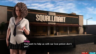 Dark haired babe has a huge smile on her face, while getting ready for group sex