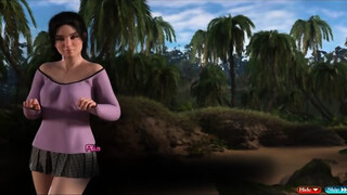 Brunette with a soaking wet pussy is about to get stuffed with a rock hard dick