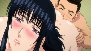 Busty cartoon chick, Tsuyabi is riding a rock hard dick and screaming from pleasure while cumming