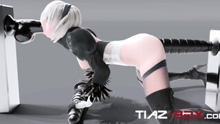 Animated lesbians are eating each other's pussy in front of the camera, all day long