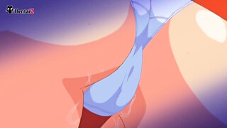 Busty cartoon chick is getting fucked hard and moaning from pleasure while experiencing an orgasm