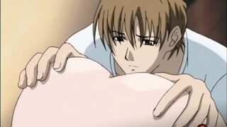 Cartoon babe with huge tits is having steamy sex with a guy she just met