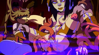 Cartoon girls are having a great time with guys who like to fuck them good