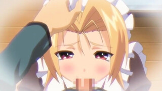 Cartoon girl with big tits is about to get fucked hard until she starts screaming