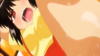 Hentai girl got fucked until she started screaming from pleasure, so everyone could hear her