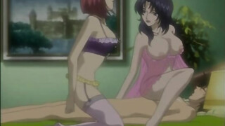 Cartoon girl had her first threesome with her friends and she liked it a lot