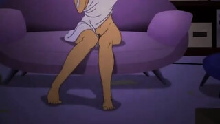 Cartoon, Indian lady wanted to get fucked very hard, so she asked her new friend for help